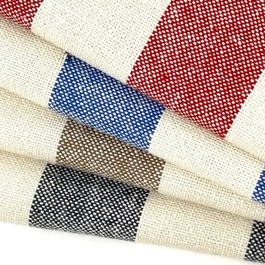 Classic Cabana Stripe 100% Cotton Fabric By The Yard, 54"Width, CL1025
