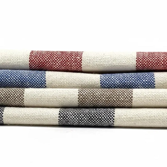 Classic Cabana Stripe 100% Cotton Fabric By The Yard | 54"Width | CL1025
