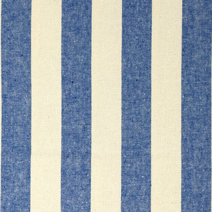 Cotton British Stripes Flat Roman Shade, CL1025