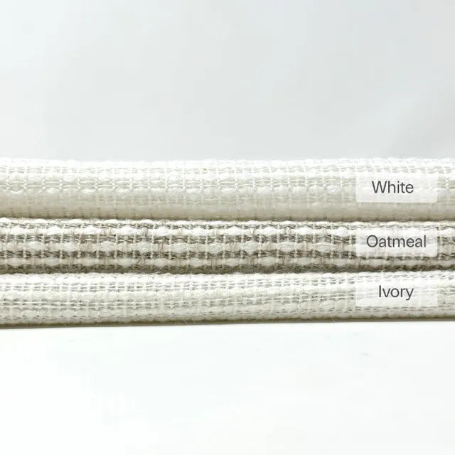 Classic Weaved linen sheer Flat Roman shade, CL1029