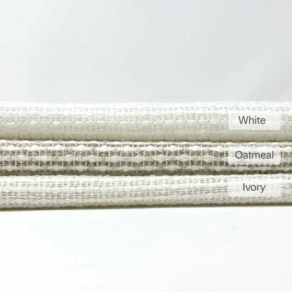Classic Weaved linen sheer Flat Roman shade, CL1029