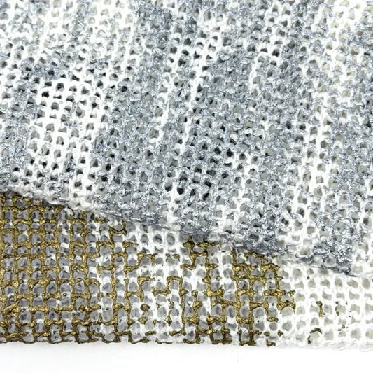 Abstract Linen Blend Sheer Fabric by the Yard, 54"Width, CL1031