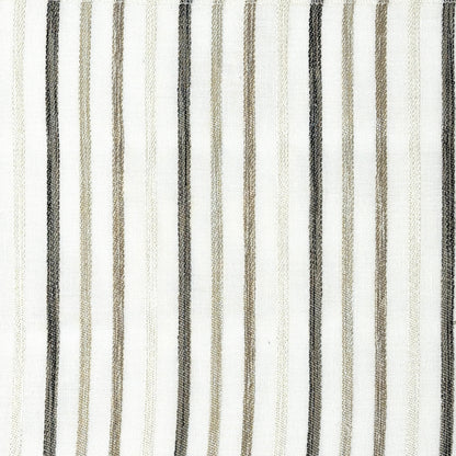 Sheer Linen Embroidery Stripe Farmhouse Flat Casual Roman Shade, CL1033