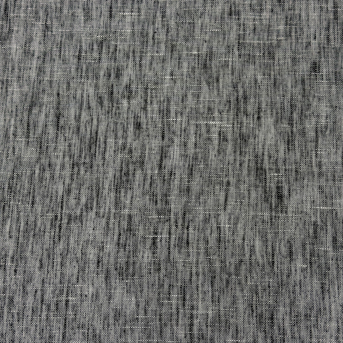 Light Grey 2 Tone Poly Linen Sheer Custom Flat Roman shade, CL1034