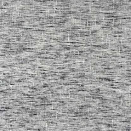 Grey Modern Sheer Linen Custom Flat Roman Shade, CL1034