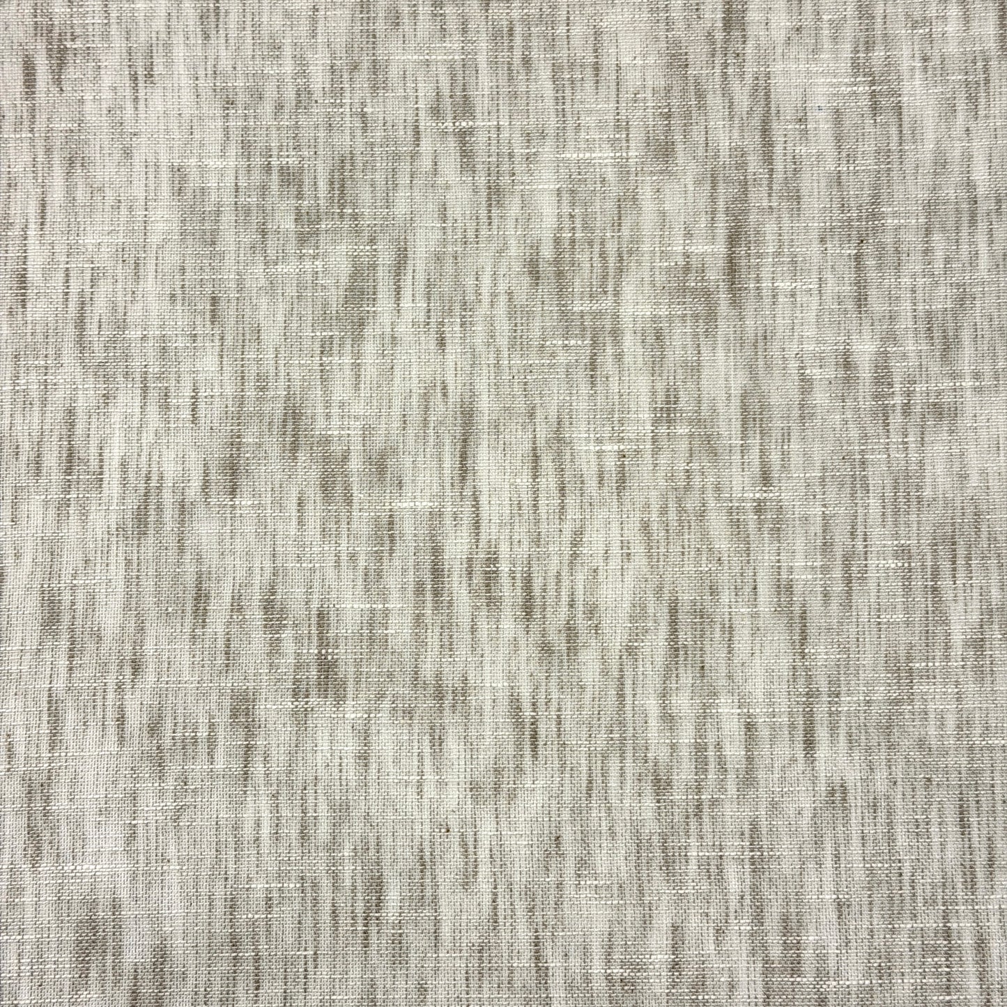 Light Grey 2 Tone Poly Linen Sheer Custom Flat Roman shade, CL1034