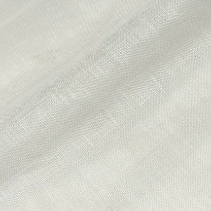 Double Width 100% Natural Rustic Sheer Linen Fabric, 118"Width, CL1035