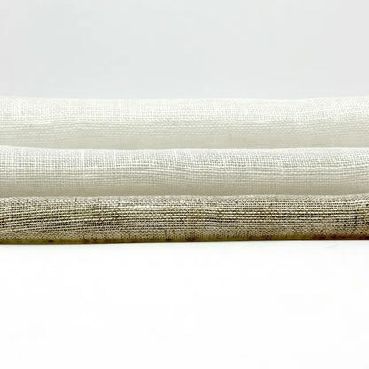 Double Width 100% Natural Rustic Sheer Linen Fabric, 118"Width, CL1035