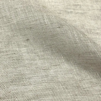 Double Width 100% Natural Rustic Sheer Linen Fabric, 118"Width, CL1035