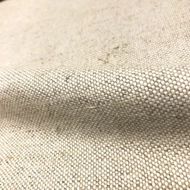 Premium Solid Slub Linen Cotton Flat Roman Shade, CL1038