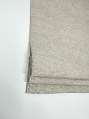 Solid Blend Medium Weight Linen Flat Roman Shade / CL1038