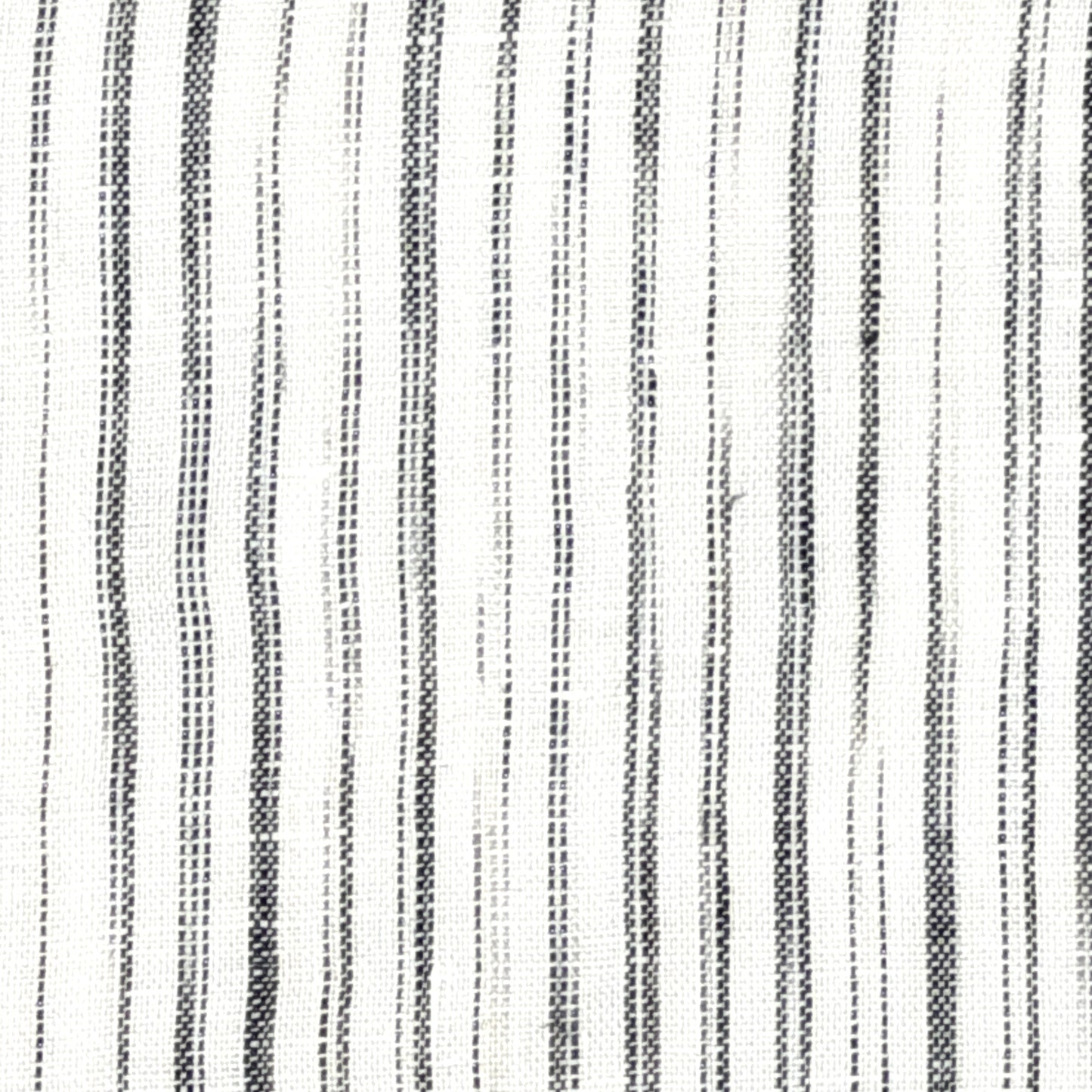 Narrow Irregular Stripe 100% Natural Linen Custom Made Flat Roman shade, CL1039