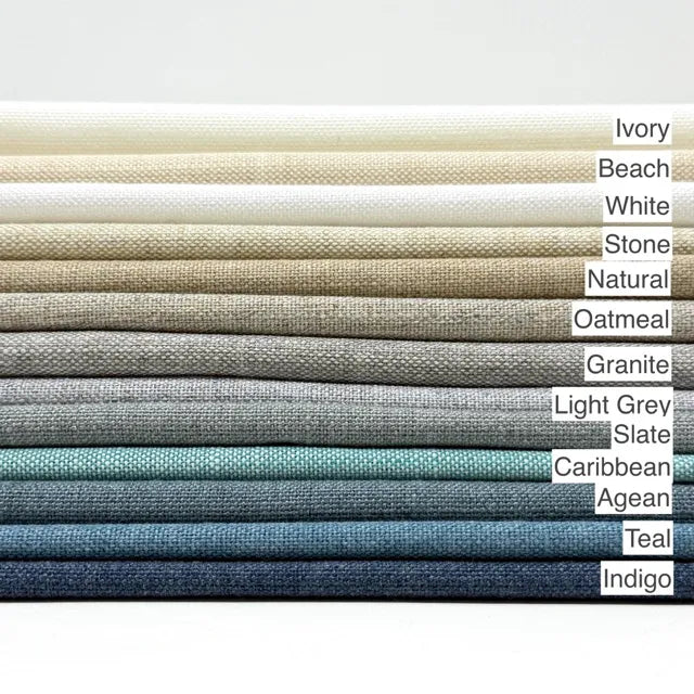 Medium Weight Blend Linen Fabric by the Yard, 54"Width, CL1040