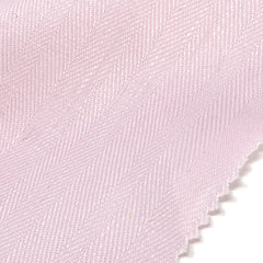 Pink Herringbone Pattern 100% Natural Linen Flat Custom Roman Shade / CL1047