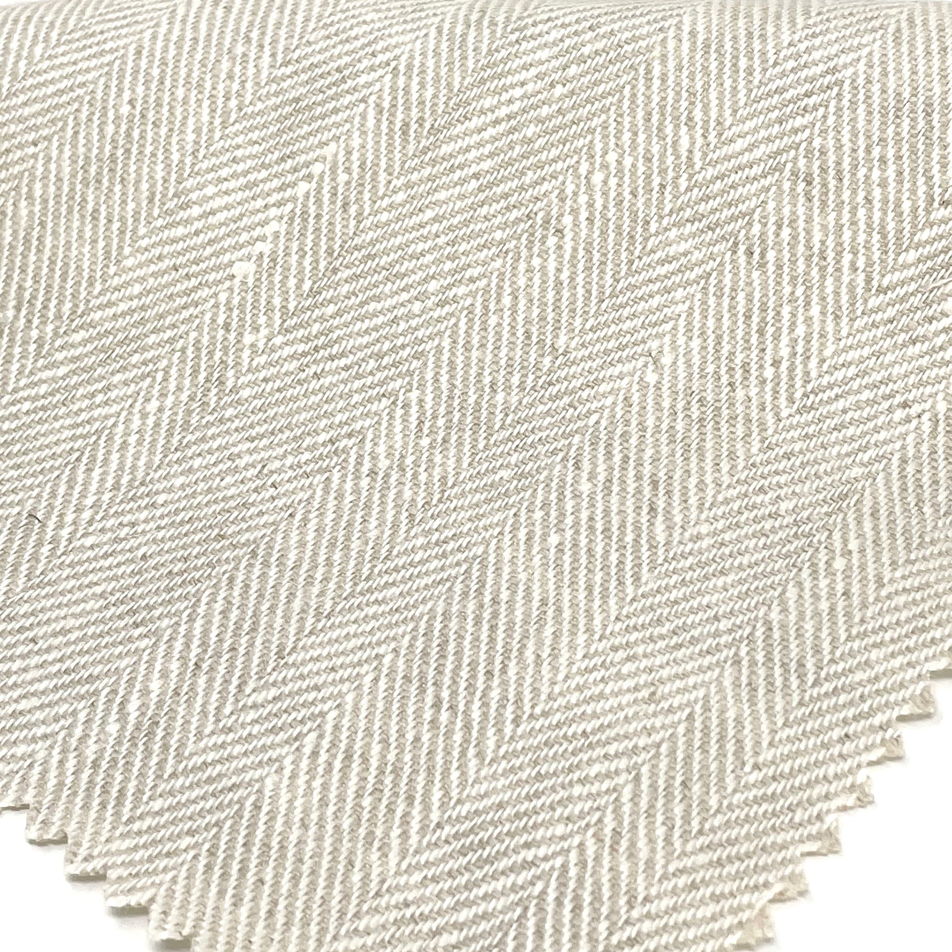 Herringbone Pattern 100% Natural Linen Flat Custom Farmhouse Modern Roman Shade/CL1047 - Classic & Modern Home