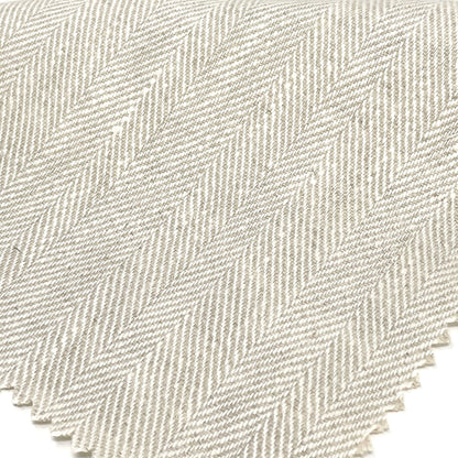 Herringbone Pattern 100% Natural Linen Flat Custom Farmhouse Modern Roman Shade/CL1047 - Classic & Modern Home