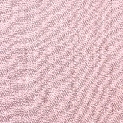 Ecru Herringbone Pattern 100% Natural Linen Flat Custom Roman Shade, CL1047