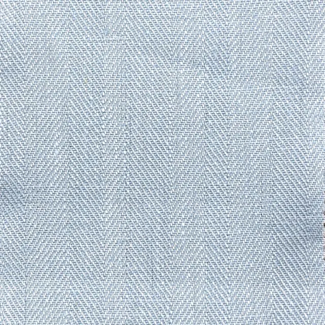 Ecru Herringbone Pattern 100% Natural Linen Flat Custom Roman Shade, CL1047