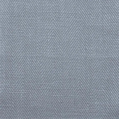 Ecru Herringbone Pattern 100% Natural Linen Flat Custom Roman Shade, CL1047