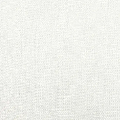 Ecru Herringbone Pattern 100% Natural Linen Flat Custom Roman Shade, CL1047