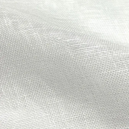 Ivory sheer linen fabric swatch