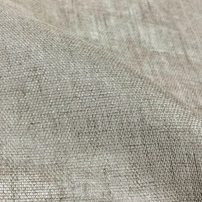 Natural open weave sheer linen fabric swatch