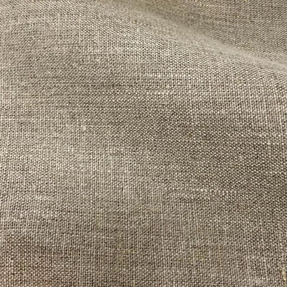 Natural Belgian linen fabric swatch