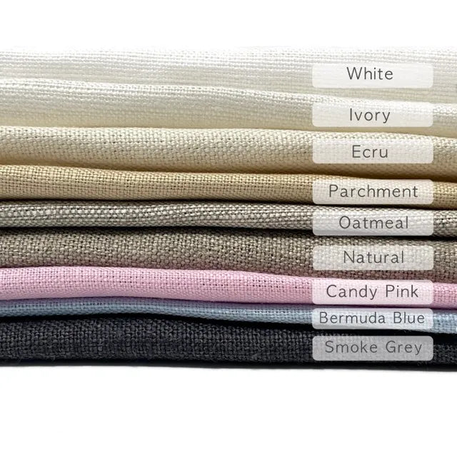 Belgian 100% Natural Medium Weight Linen Fabric, 54"Width, CL1051