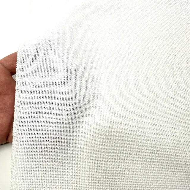 Textured Blend Linen Flat Roman Shade, CL1052