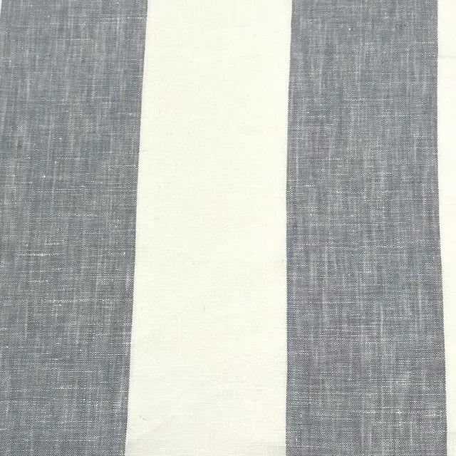 3" Stripe 100% Natural Linen Fabric By The Yard, 118"Width, CL1055