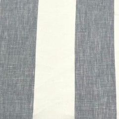 100% Linen Natural Color 3" Stripe Linen Roman Shade/CL1055
