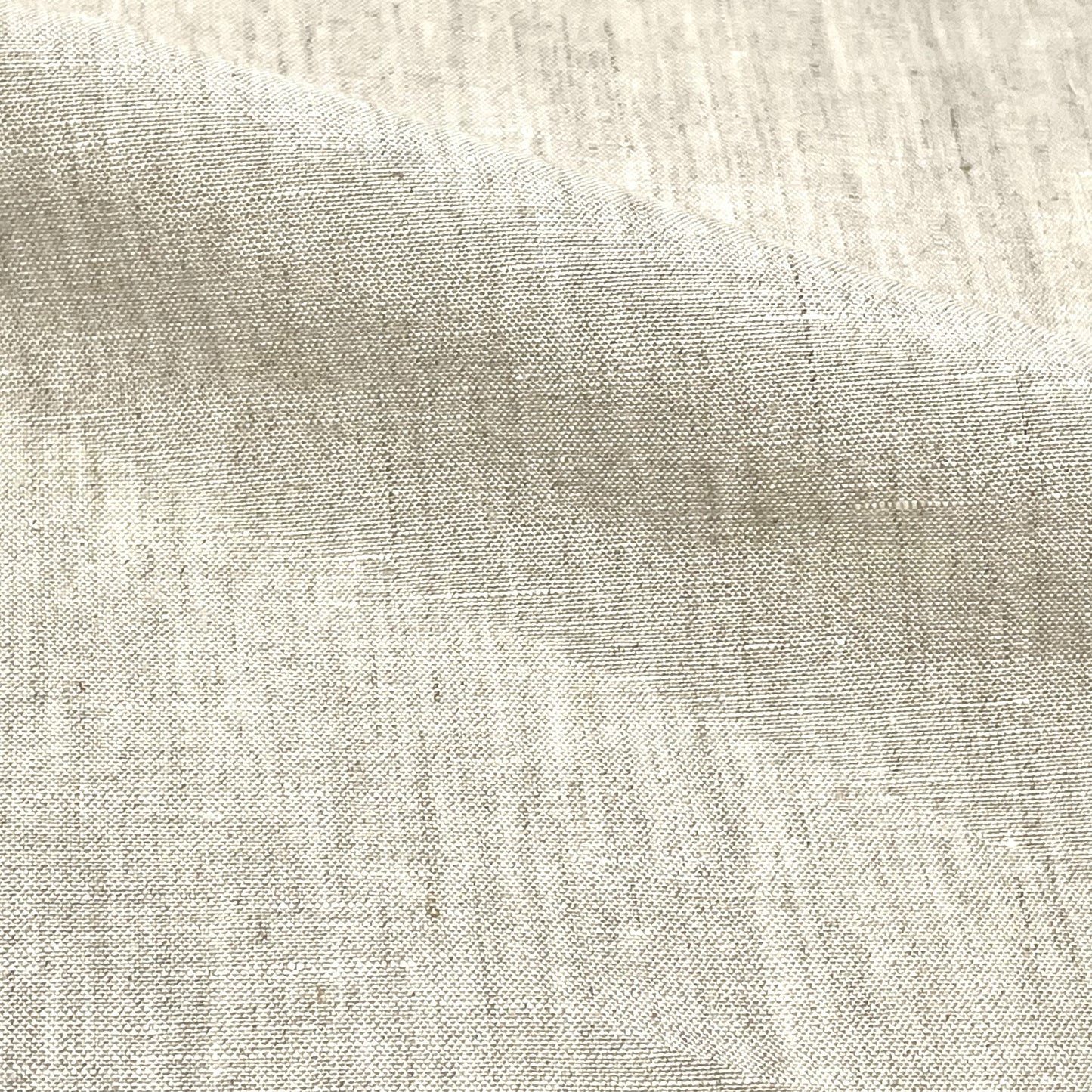 Blue Double Width 100% Natural Linen Fabric Flat Roman Shade, CL1056
