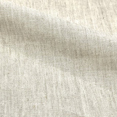 Solid Double Width 100% Natural Linen Fabric Flat Roman Shade / CL1056