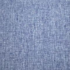 Solid Double Width 100% Natural Linen Fabric Flat Roman Shade / CL1056