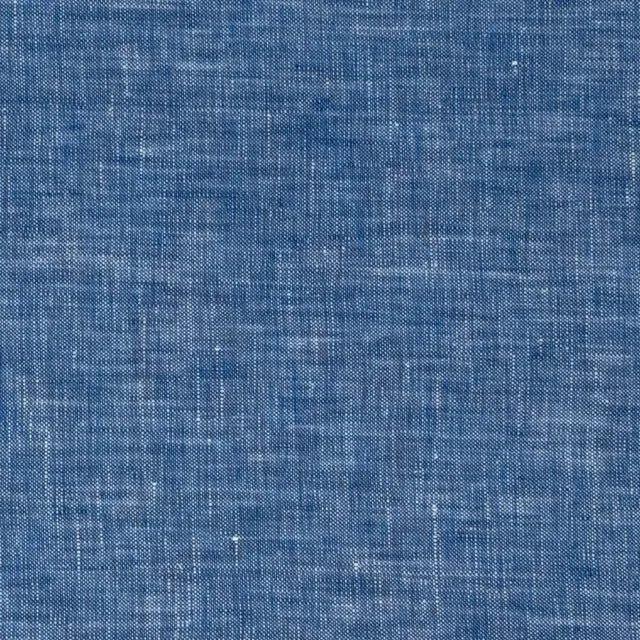 Ciel Double Width 100% Natural Linen Fabric Flat Roman Shade, CL1056