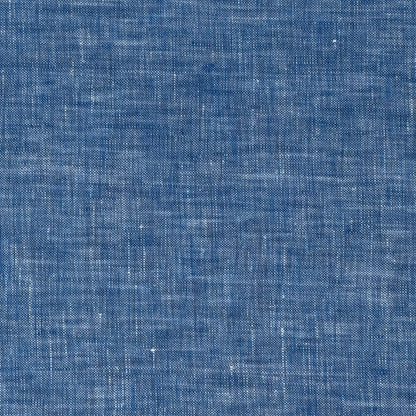 Ciel Double Width 100% Natural Linen Fabric Flat Roman Shade, CL1056