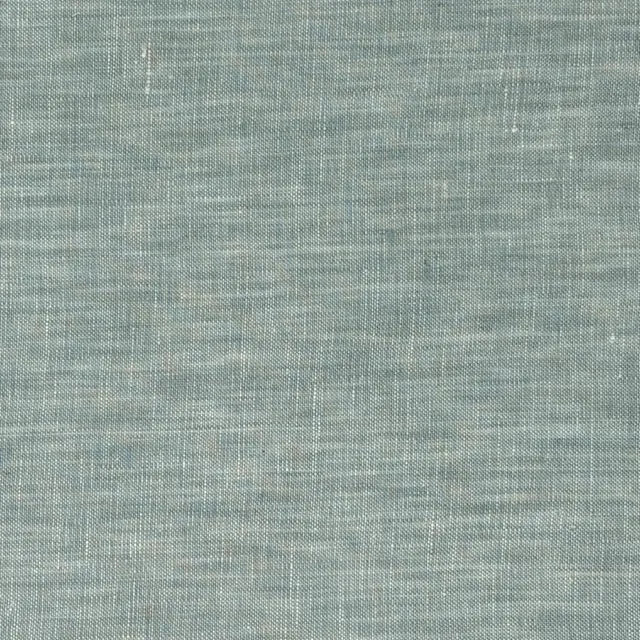 Ciel Double Width 100% Natural Linen Fabric Flat Roman Shade, CL1056