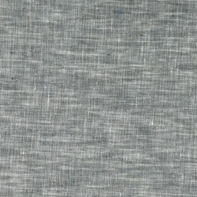 Ciel Double Width 100% Natural Linen Fabric Flat Roman Shade, CL1056