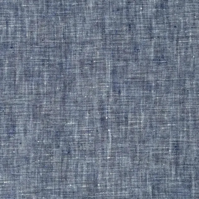 Ciel Double Width 100% Natural Linen Fabric Flat Roman Shade, CL1056