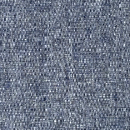 Ciel Double Width 100% Natural Linen Fabric Flat Roman Shade, CL1056