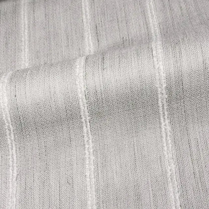 Stripe Embroidery Blend Linen Fabric, 118"Width, CL1060