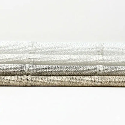 Stripe Embroidery Blend Linen Fabric, 118"Width, CL1060