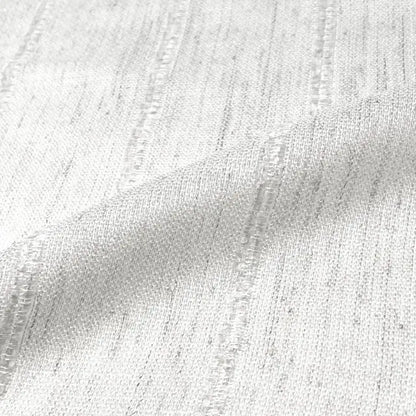Stripe Embroidery Blend Linen Fabric, 118"Width, CL1060