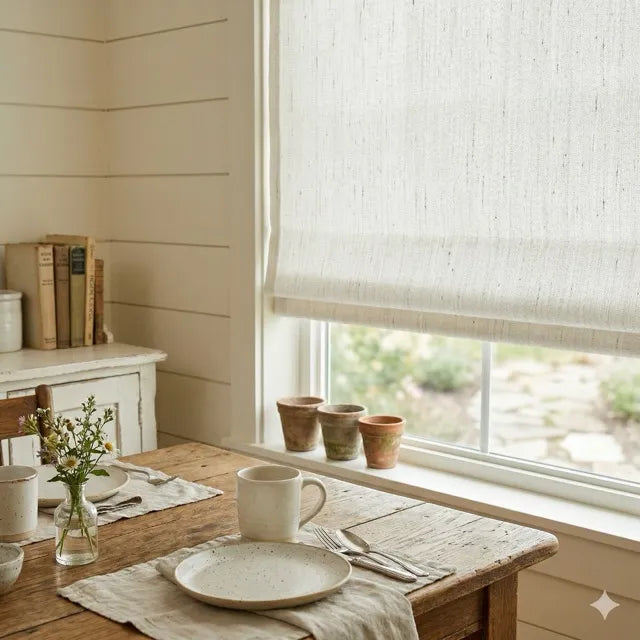 Woven Textured Linen Blend Fabric by the Yard, 118"Width, CL1061