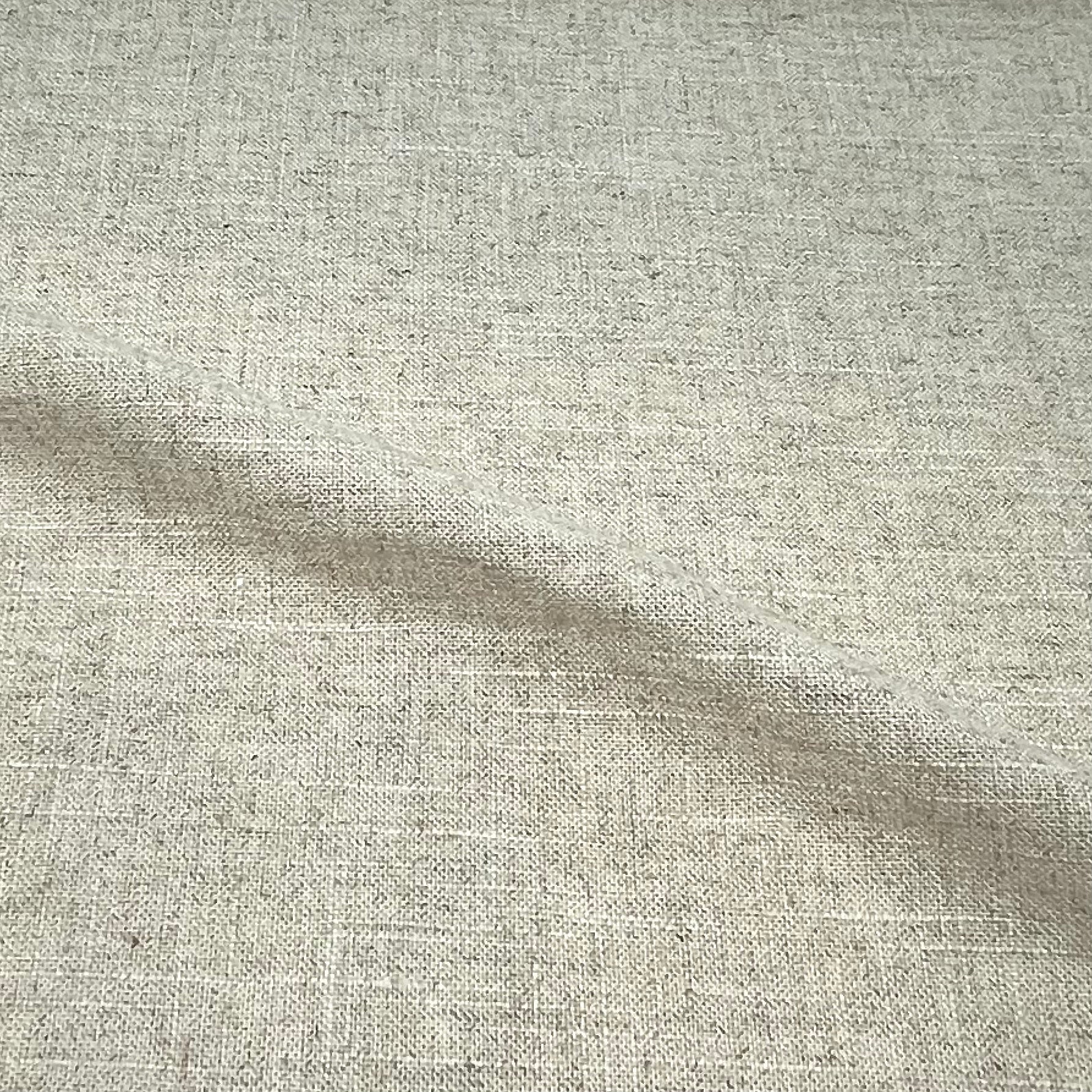 Solid Sheer Net Linen Blend Fabric By The Yard, Curtain, Drapery, Table Top, 118" Width/CL1063