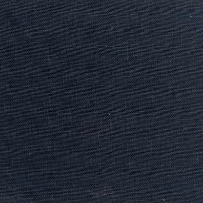 Black Belgian linen fabric swatch