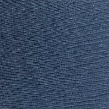Navy Belgian linen fabric swatch