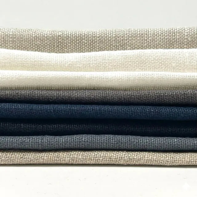 Tumbled Washed Belgian 100% Natural Linen Fabric, 54"Width, CL1064