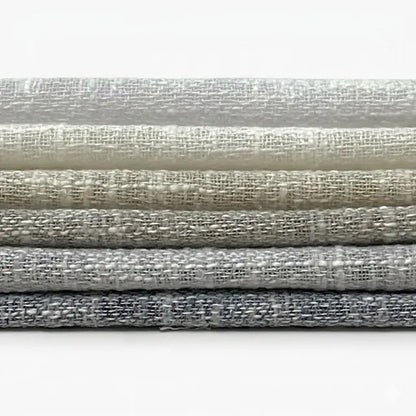 Textured Solid Sheer Linen Blend Fabric By The Yard, 56"Width, CL1065