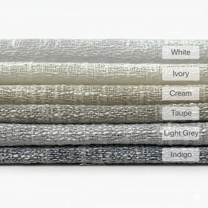 Textured Solid Sheer Linen Blend Fabric By The Yard, 56"Width, CL1065